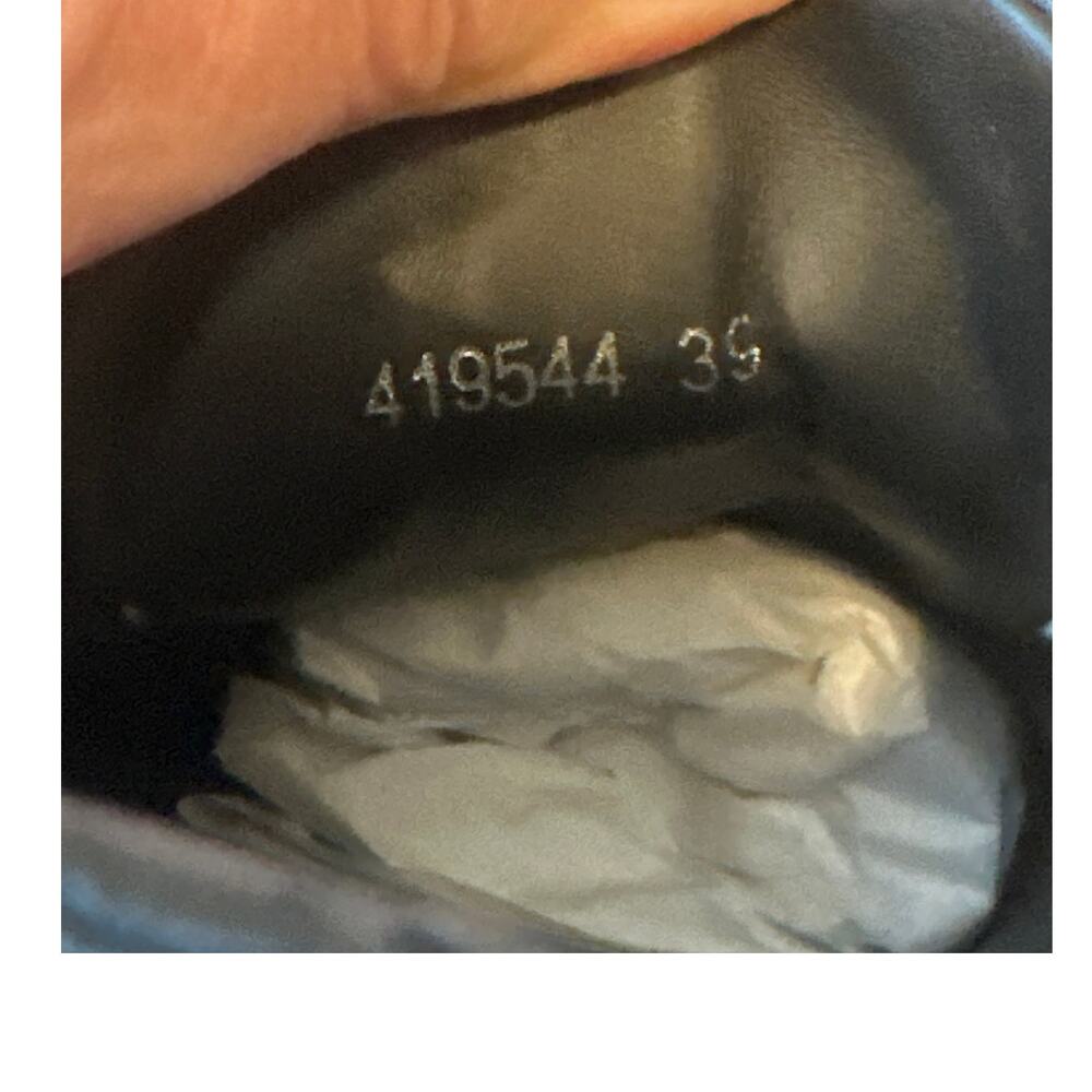 Gucci Bambi Silver Glitter Web Sneaker 39 Spiked - Picture 15 of 16